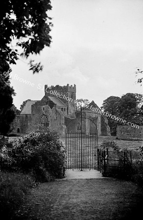 KILCOOLEY ABBEY FROM E. GARDEN WALK